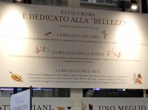 bellezza Eataly Roma