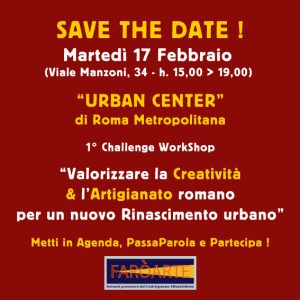 Urban Center Roma Artigianato & creatività_17-02-26